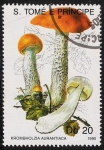 Stamps Africa - S�o Tom� and Pr�ncipe -  SETAS:220.033(3)D.990.40-Y.989-M.1187-S.941-Krombholzia aurantica