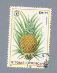 Sellos de Africa - Santo Tom y Principe -  Ananas Sativus