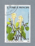 Stamps S�o Tom� and Pr�ncipe -  Datura Metel Linn