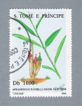 Stamps Africa - S�o Tom� and Pr�ncipe -  Aframomum Danielli