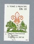 Stamps S�o Tom� and Pr�ncipe -  Congreso Internacional Do Escultismo