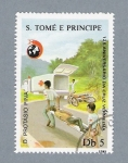 Sellos de Africa - Santo Tom� y Principe -  125 Aniv. Da Cruz Vermelha