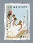 Stamps S�o Tom� and Pr�ncipe -  125 Aniv. Da Cruz Vermelha