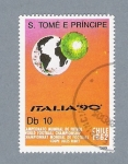 Stamps S�o Tom� and Pr�ncipe -  Campeonato Mundial de Futbol Italia'90