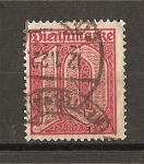 Stamps Germany -  Servicio / Sin el numero 21 en las esquinas superiores.