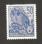 Stamps Germany -  321 B - Construccion naval