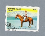 Stamps Burkina Faso -  Ginete