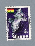 Sellos de Africa - Ghana -  Paloma