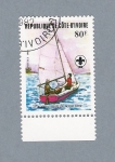 Stamps : Africa : Ivory_Coast :  Velero