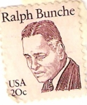Stamps : America : United_States :  RALPH BUNCHE
