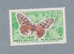 Stamps : Africa : Madagascar :  Mariposa