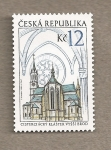 Sellos del Mundo : Europa : Rep�blica_Checa : convento cisterciense de Vyssi Brod