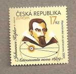 Stamps : Europe : Czech_Republic :  Johannes Kepler, Astrónomo