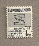 Stamps Czechoslovakia -  50 Aniv. de la liga de sociedades de la Cruz Roja