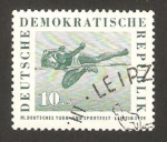 Stamps Germany -  tercer festival deportivo en leipzig