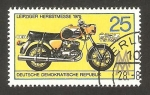 Stamps Germany -   feria de leipzig, motocicleta