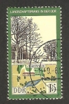 Stamps Germany -  vista del parque de marxwalde
