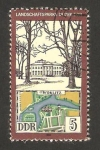 Stamps Germany -  vista del parque de worlitz