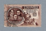 Stamps Colombia -  Semana de la Carta con motivo del XIV Congreso de la UPU