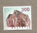Stamps Switzerland -  Minerales