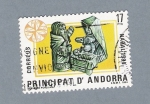 Stamps Andorra -  Pesebre Popular