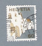 Stamps Switzerland -  Casas Suizas