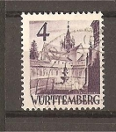 Stamps Germany -  Wurttemberg.