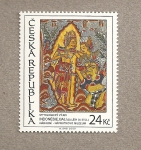 Stamps : Europe : Czech_Republic :  Pintura indonesia, Bali