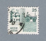 Stamps : Asia : India :  Campos (repetido)