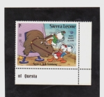 Stamps : Africa : Sierra_Leone :  El arca espacial