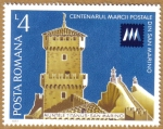 Sellos de Europa - Rumania -  Centenario postal de San Marino