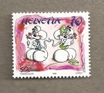 Stamps Switzerland -  Derechos infancia