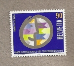 Stamps Switzerland -  Union Internacional de Telecomunicaciones