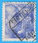 Stamps Spain -  General Franco