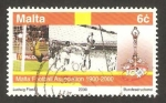 Stamps : Europe : Malta :  centº de la federacion maltesa de fútbol