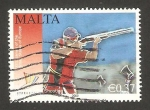 Stamps : Europe : Malta :  XIII juegos de los pequeños estados de europa, tiro