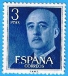 Stamps Spain -  General Franco