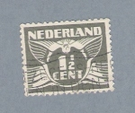 Stamps Netherlands -  Escudo (repetido)