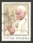 Stamps : Europe : Poland :  Visita de Juan Pablo II