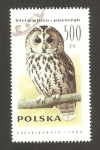 Stamps Poland -  rapaces nocturnos, strix aluco