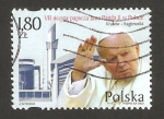 Stamps Poland -  7ª visita de juan pablo II a Polonia