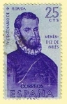 Stamps Spain -  Pedro Mendez d´ Aviles