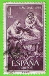 Stamps : Europe : Spain :  Navidad 1961