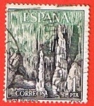 Stamps Spain -  Cuevas del Drach (Mallorca)