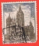 Stamps Spain -  Catedral d´Leon