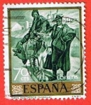 Stamps Spain -  Tipos Manchegos