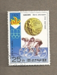 Sellos de Asia - Corea del norte -  Medalla oro ciclismo