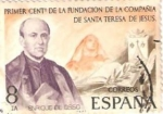 Stamps : Europe : Spain :  PRIMER CENT DE LA FUNDACION DE LA COMPAÑIA DE SANTA TERESA DE JESUS