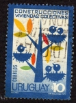 Sellos de America - Uruguay -  Construccion de Viviendas colectivas