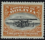 Sellos de America - Bolivia -  Inauguracion de la Escuela de Aviacion